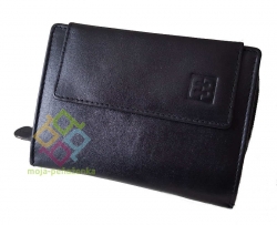 Enrico Benetti dámska kožená peňaženka, čierna (308899)