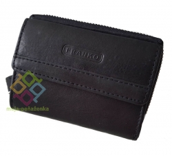 Franko dámska kožená peňaženka, čierna (449)