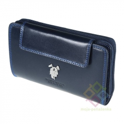 Harvey Miller dámska kožená peňaženka, modrá (3820-G13)