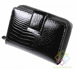 Jennifer Jones dámska kožená peňaženka, čierna (5198-1)