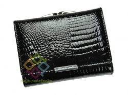 Jennifer Jones dámska kožená peňaženka, čierna (5243-2)