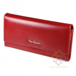 Pierre Cardin dámska kožená peňaženka, červená (06 ITALY 100)