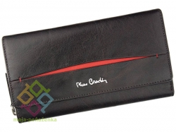 Pierre Cardin dámska kožená peňaženka, hnedá-červená (TILAK17_9522)
