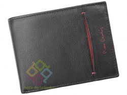 Pierre Cardin pánska kožená peňaženka, čierna-bordo (TILAK07_325)
