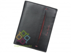 Pierre Cardin pánska kožená peňaženka, čierna-bordo (TILAK07_326)