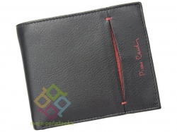 Pierre Cardin pánska kožená peňaženka, čierna-bordo (TILAK07_8824)