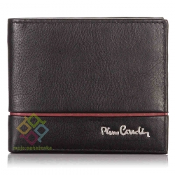 Pierre Cardin pánska kožená peňaženka, čierna-bordo (TILAK15_8824)