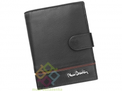 Pierre Cardin pánska kožená peňaženka, čierna-červená (TILAK15_331A)