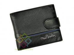Pierre Cardin pánska kožená peňaženka, čierna-modrá (TILAK15_323A)