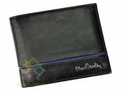 Pierre Cardin pánska kožená peňaženka, čierna-modrá (TILAK15_325)