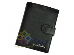 Pierre Cardin pánska kožená peňaženka, čierna-modrá (TILAK15_326A)