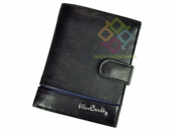 Pierre Cardin pánska kožená peňaženka, čierna-modrá (TILAK15_331A)