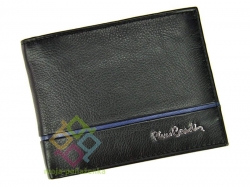 Pierre Cardin pánska kožená peňaženka, čierna-modrá (TILAK15_8806)