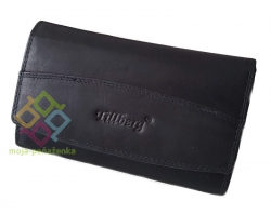 Tillberg dámska kožená peňaženka, čierna (494365)