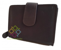 Tillberg dámska kožená peňaženka, tmavo hnedá (553550)