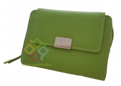 Tillberg dámska kožená peňaženka, zelená (461626)