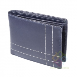 Wild Active pánska kožená peňaženka, tmavo modrá (N7-SP2)