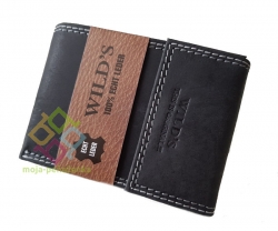 Wild's pánska kožená peňaženka-vizitkár, čierna (CH-788-H)