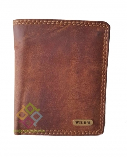 Wild's pánska kožená peňaženka, hnedá (1616-2H)