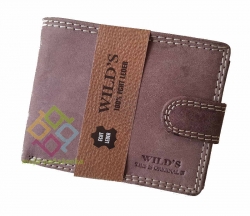 Wild's pánska kožená peňaženka, pieskova hnedá (W02L)