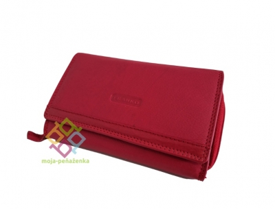 Franko dámska kožená peňaženka, červená (381)