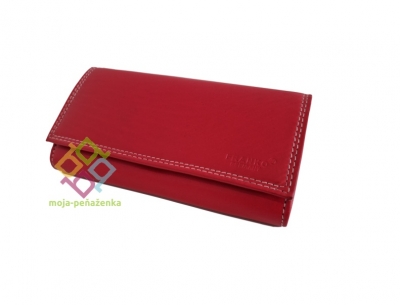 Franko dámska kožená peňaženka, červená (B-19)