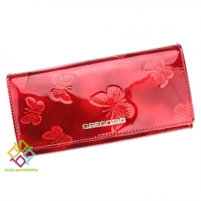 Gregorio dámska kožená peňaženka, červená  (BT-100)