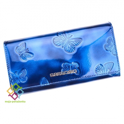 Gregorio dámska kožená peňaženka, modrá  (BT-100)
