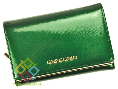 Gregorio dámska kožená peňaženka, zelená (ZLL-112)
