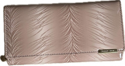 Jennifer Jones dámska kožená peňaženka, bledo hneda-lesklá(5288-11)