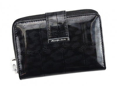 Jennifer Jones dámska kožená peňaženka, čierna (5198-3)