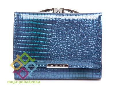 Jennifer Jones dámska kožená peňaženka, modrá (5243-2)