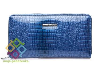 Jennifer Jones dámska kožená peňaženka, modrá (5295-2)