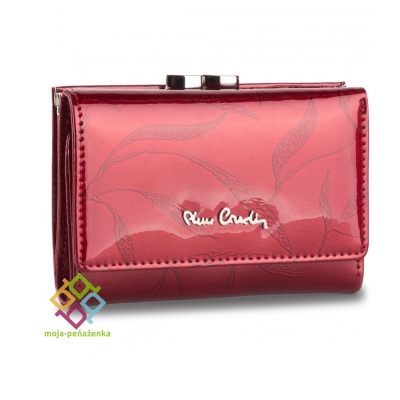 Pierre Cardin dámska kožená peňaženka, bordová  (02 LEAF 117) 