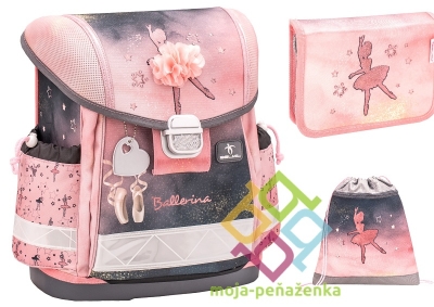 Školský set 3-dielny Ballerina Black Pink