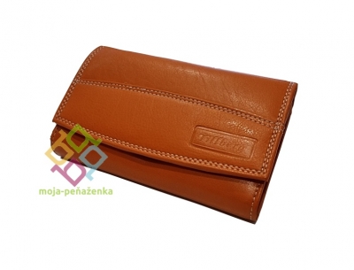 Tillberg dámska kožená peňaženka, oranžovo-hnedá (430622)